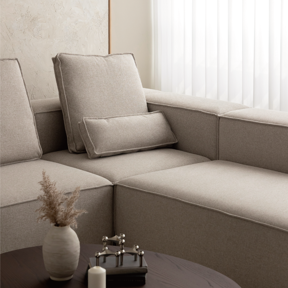 무토 클래시 모듈 4.5인 오픈카우치 패브릭소파