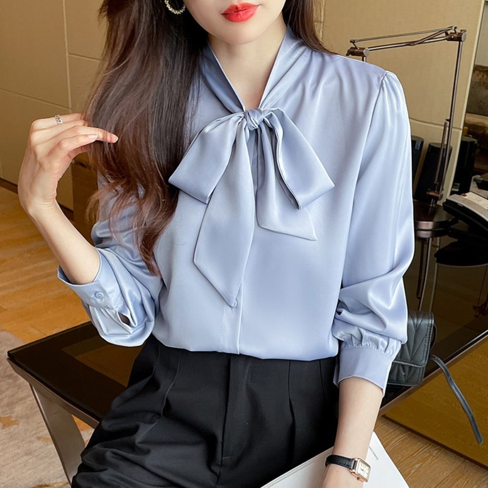 동상이몽2 338회 김숙 리본 블라우스 세련된 쉬폰 - 메인 이미지