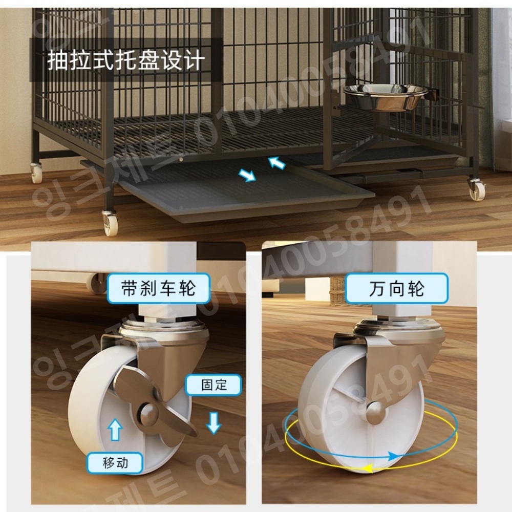 대형견 케이지 애견 호텔장 동물병원 개장 중형견 하우스 - 상세 이미지 4