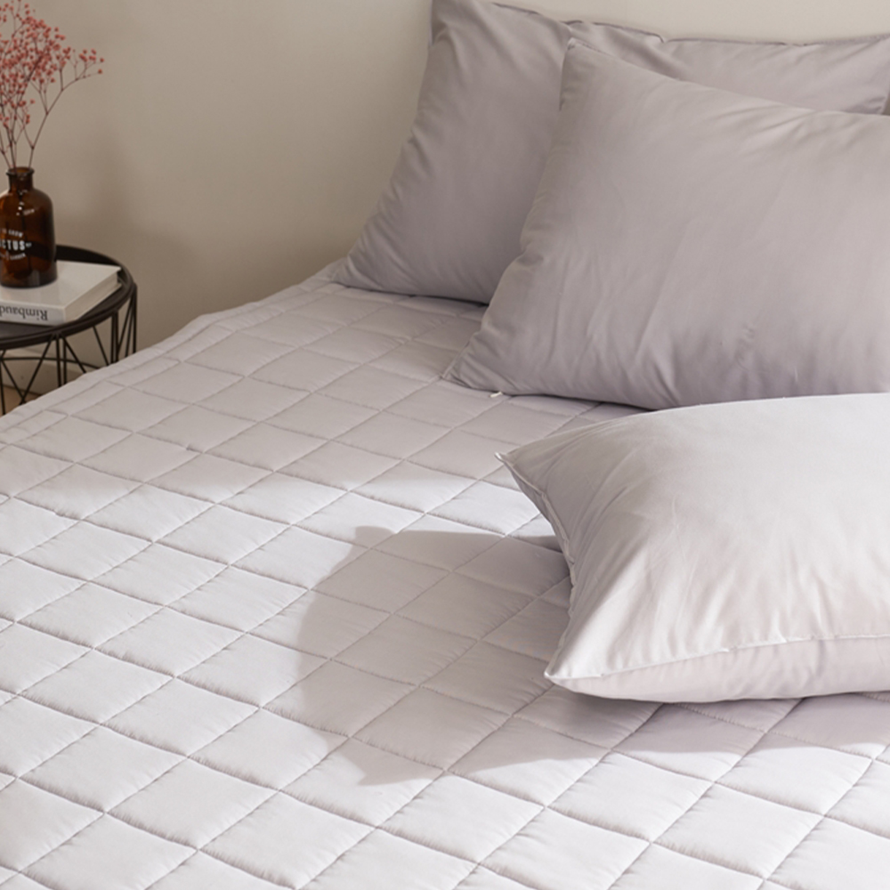 순면 침대면패드 슈퍼싱글 매트리스 침대패드 고정밴드 SS