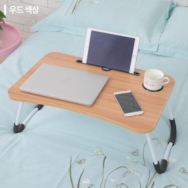 베드테이블 트레이 침대용 접는 독서책상 - 상세 이미지 3