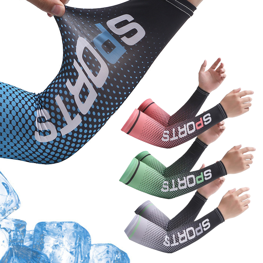 스포츠 쿨링 팔토시 여름 운동 헬스 작업용 야외 UV 자외선 햇빛 차단 밭일 실크 쿨토시