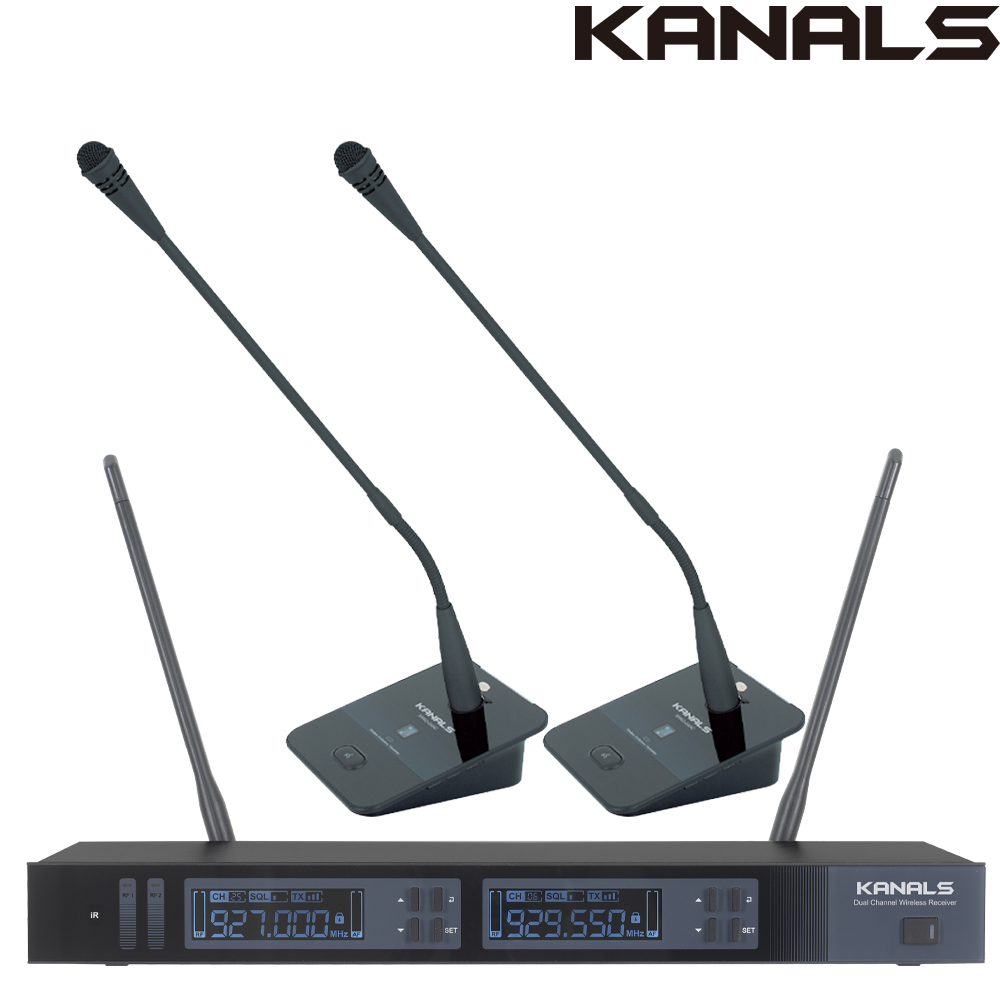 카날스 무선 구즈넥 마이크 MWG-2500 회의용 회의실 교회 무선마이크