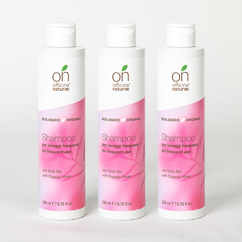 오피치나나뚜래 온유 유기농 단백질샴푸 일반 얇은 모발용 200ml 3개 - 상품 이미지