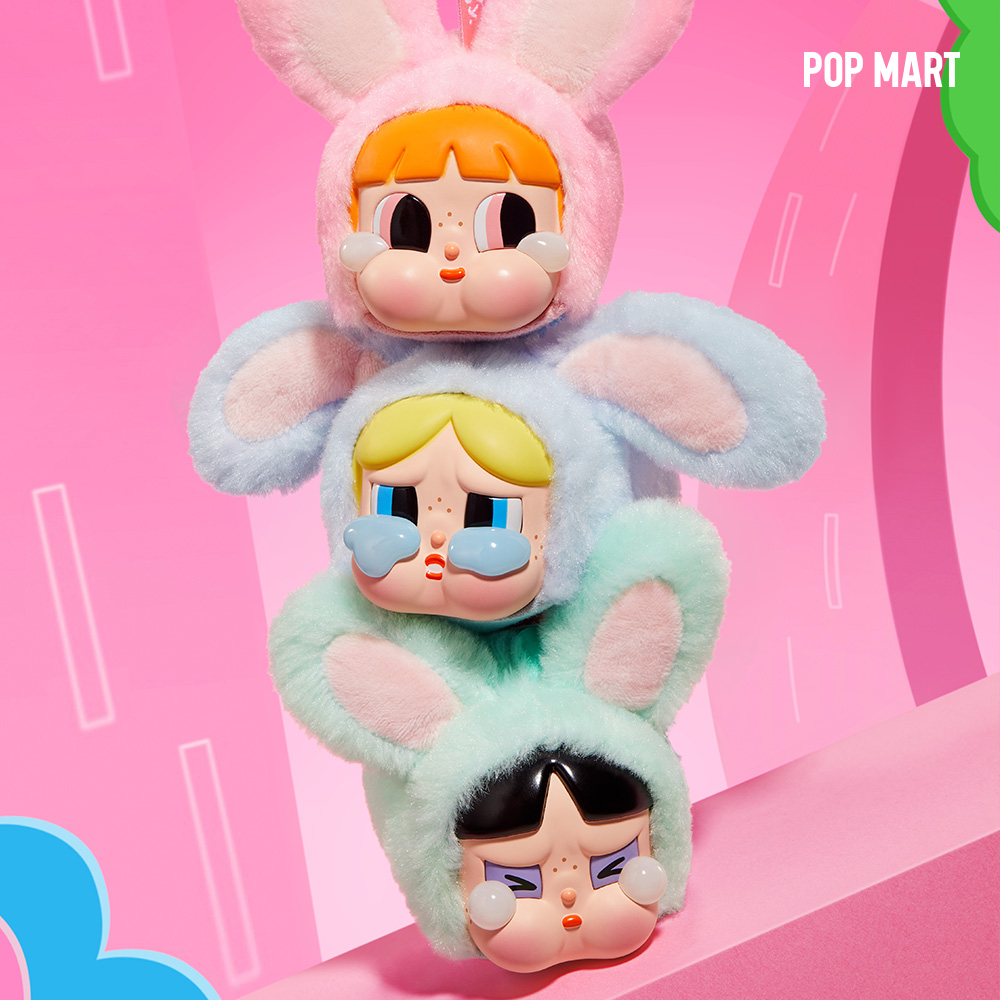 popmart crybaby パワパフ　クライベイビー　キーホルダー クライベイビー パワーパフガールズ キーホルダー CRYBABY POPMART
