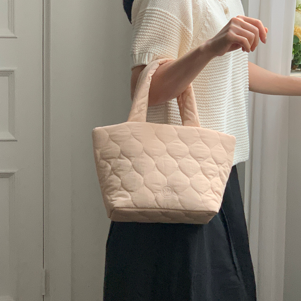 푸딩 토트백 Pudding tote Bag (Cream / Peach / Mint) 이미지 6