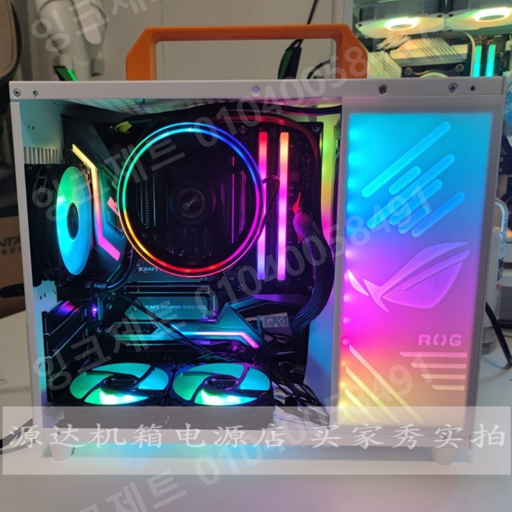 컴퓨터 어항케이스 본체 게이밍 커스텀 PC 미들타워 - 상세 이미지 5