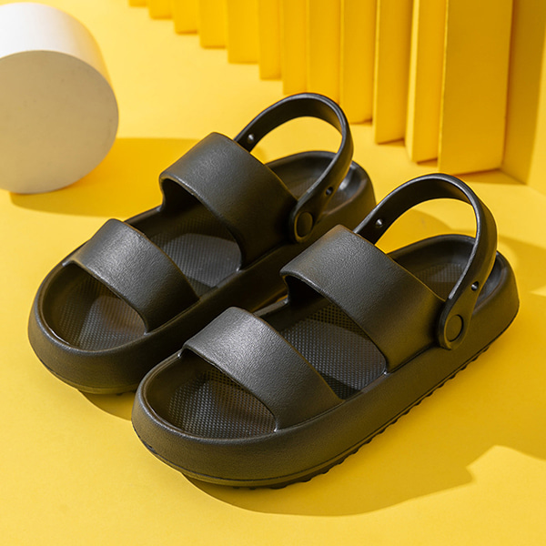 남녀공용 커플 샌들 슬리퍼 (푹신한 발편한 쿠션 여름)