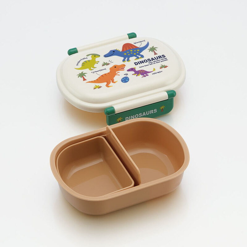 [발주상품 2~4 영업일 후 발송예정] 스케이터 DINOSAURS PICTURE BOOK 캐릭터 항균 도시락 런치박스 360ml QAF2BAAG - 주방·식기 - 하카타몰