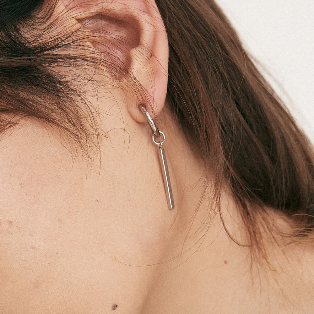 남자 귀찌 이어커프 링 써지컬스틸 귀걸이 귀안뚫는귀걸이