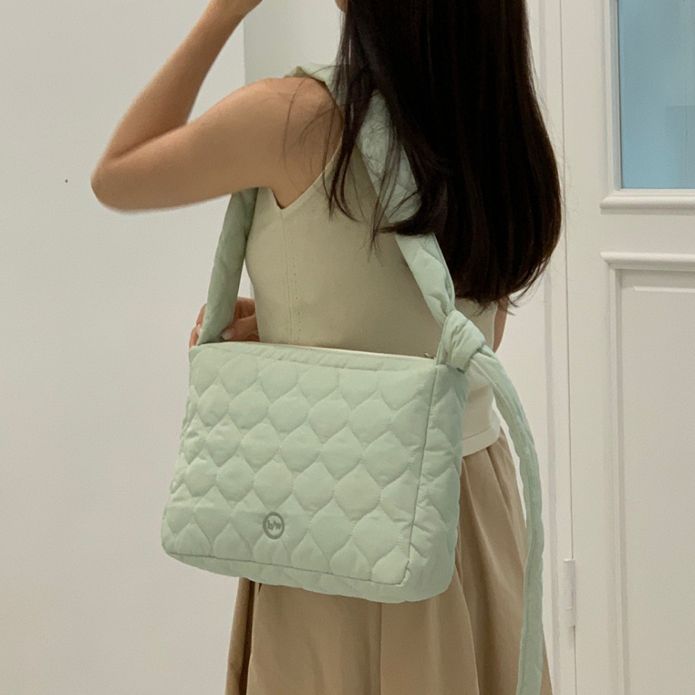 푸딩 리본백 Pudding ribbon Bag (Cream / Peach / Mint) 이미지 8