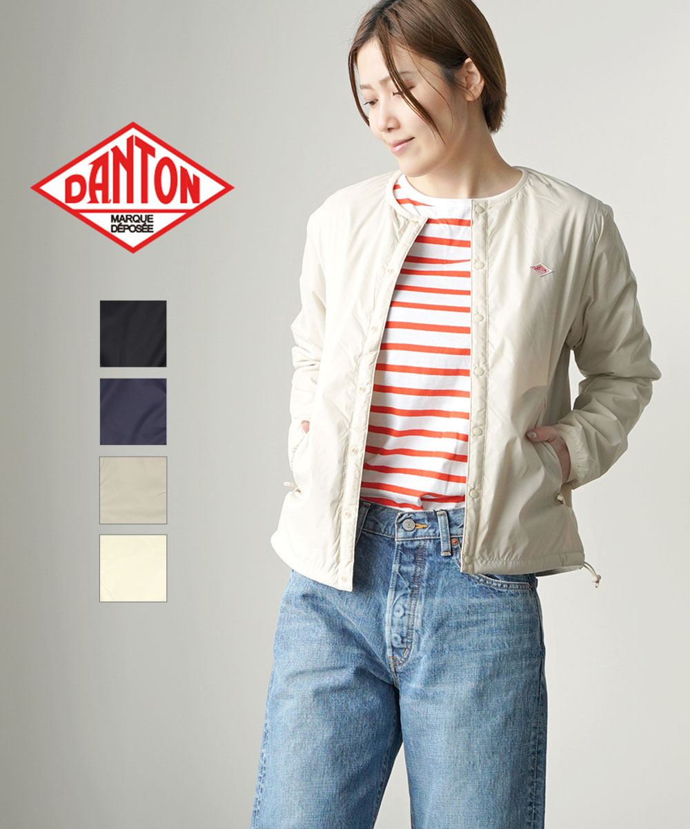 단톤 DANTON 봄재킷 노칼라 아우터 라이트 DT-A0482SBT-0322401 - 상품 이미지
