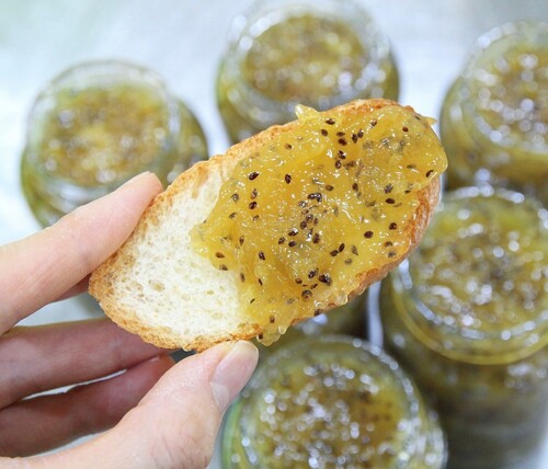 수제키위쨈 과일잼 결혼식 돌잔치 답례품 선물세트 카페납품