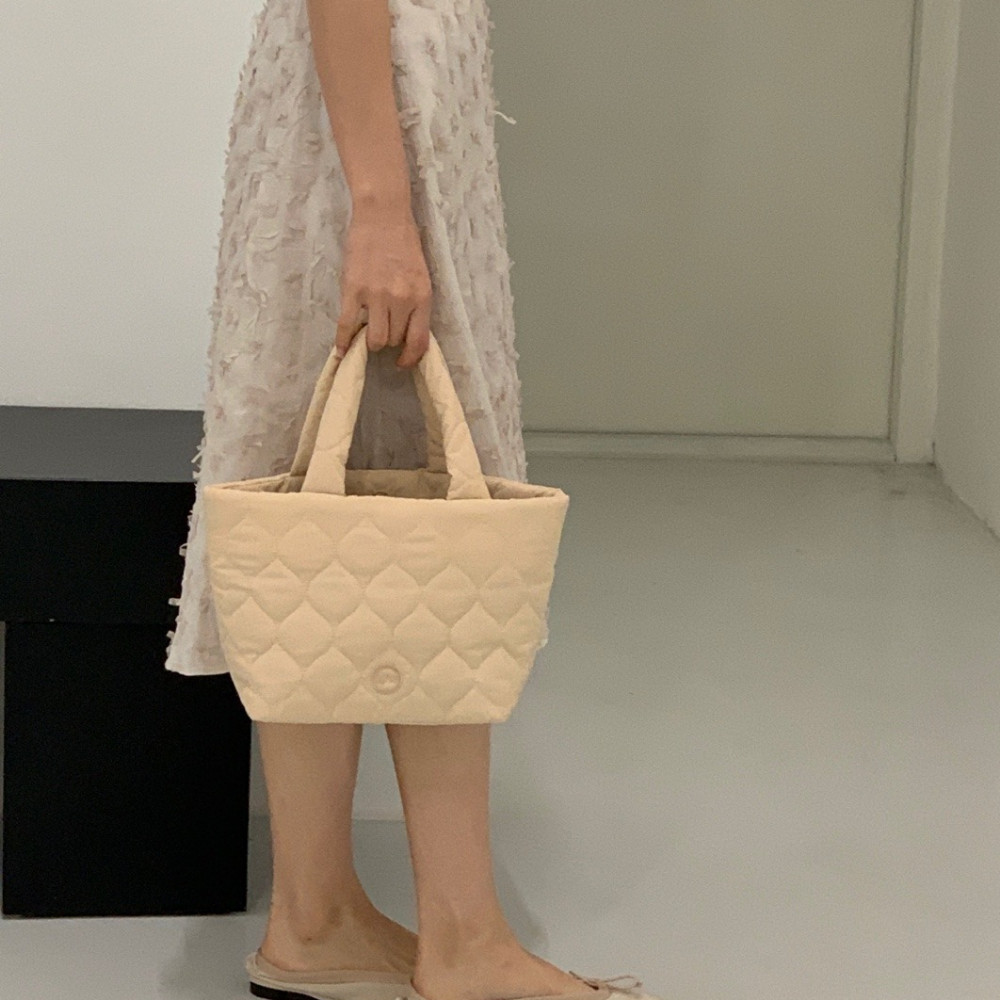푸딩 토트백 Pudding tote Bag (Cream / Peach / Mint) - 상세 이미지 5