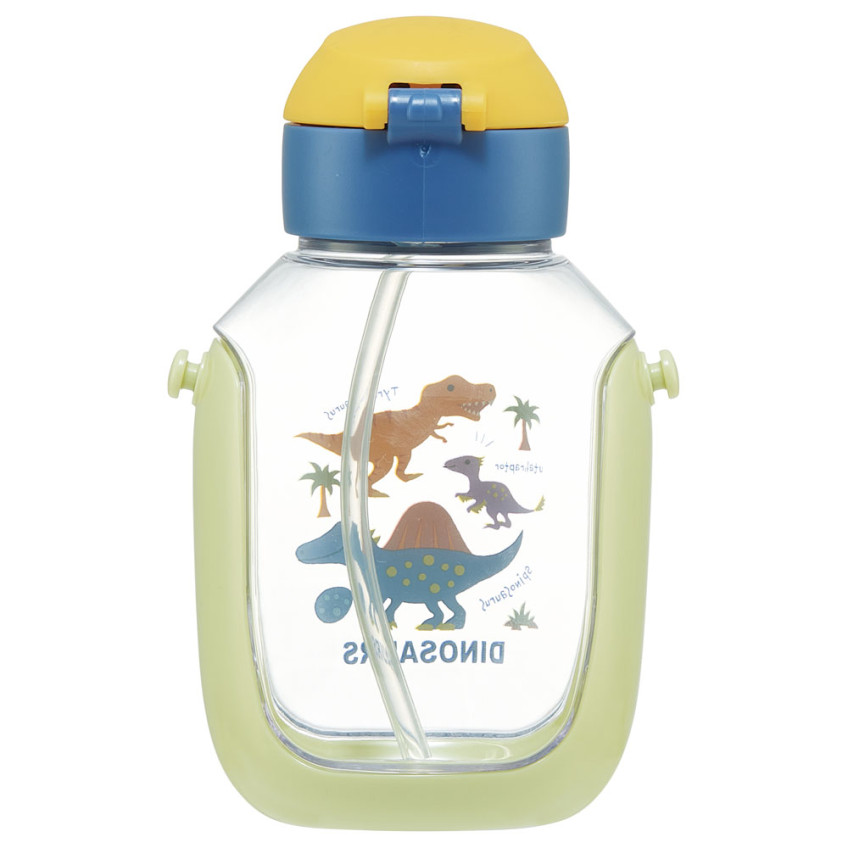 [발주상품 2~4 영업일 후 발송예정] 스케이터 DINOSAURS PICTURE BOOK 캐릭터 원푸쉬 스트로 보틀 530ml PDSH6DX - 주방·식기 - 하카타몰