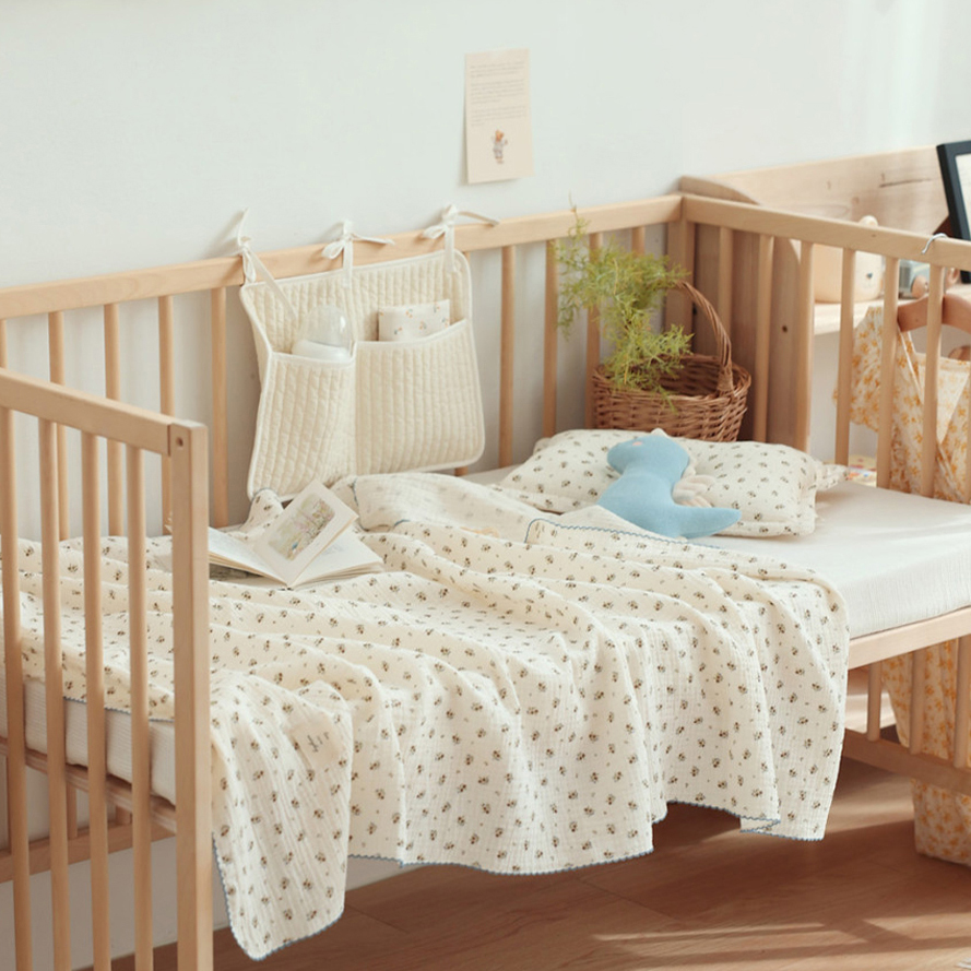 마롤로뜨 아기 블랭킷 거즈 여름 이불 담요 신생아 러블리 블루밍
