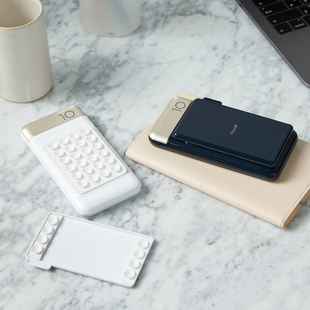 프롬비 척붙는 고속 무선 보조배터리 10000mAh 네이비 이미지 6