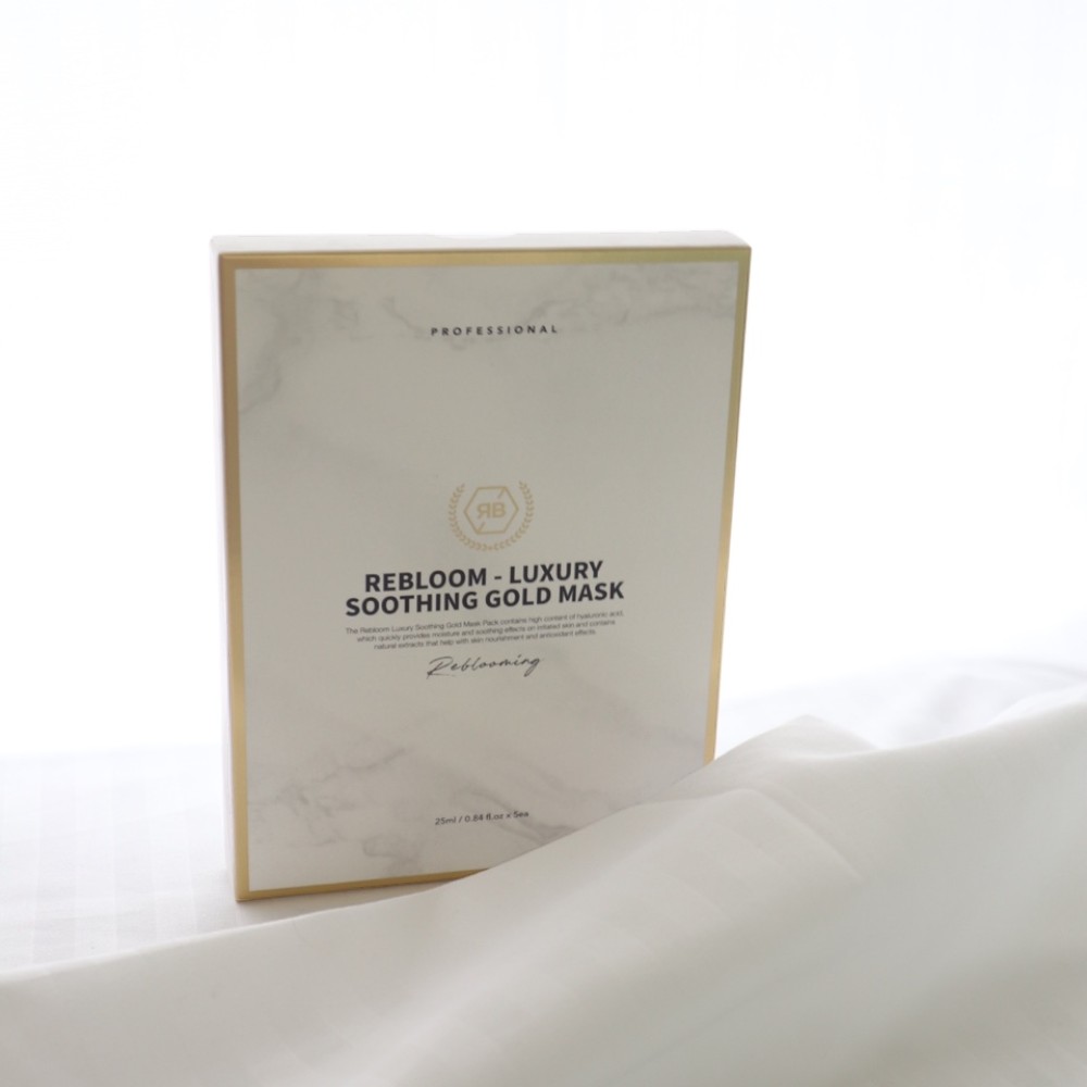 리블 리블룸 럭셔리 수딩 골드 마스크팩 1BOX 25ml 5매 피부트러블진정 더마코스메틱 - 상세 이미지 2