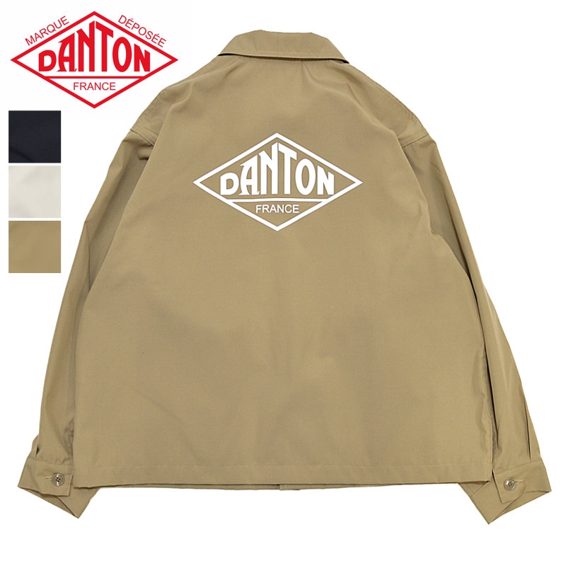 단톤 DANTON 백로고 커버올 로고 카라 여성 재킷 DT-A0304 PCP 2컬러 - 상품 이미지
