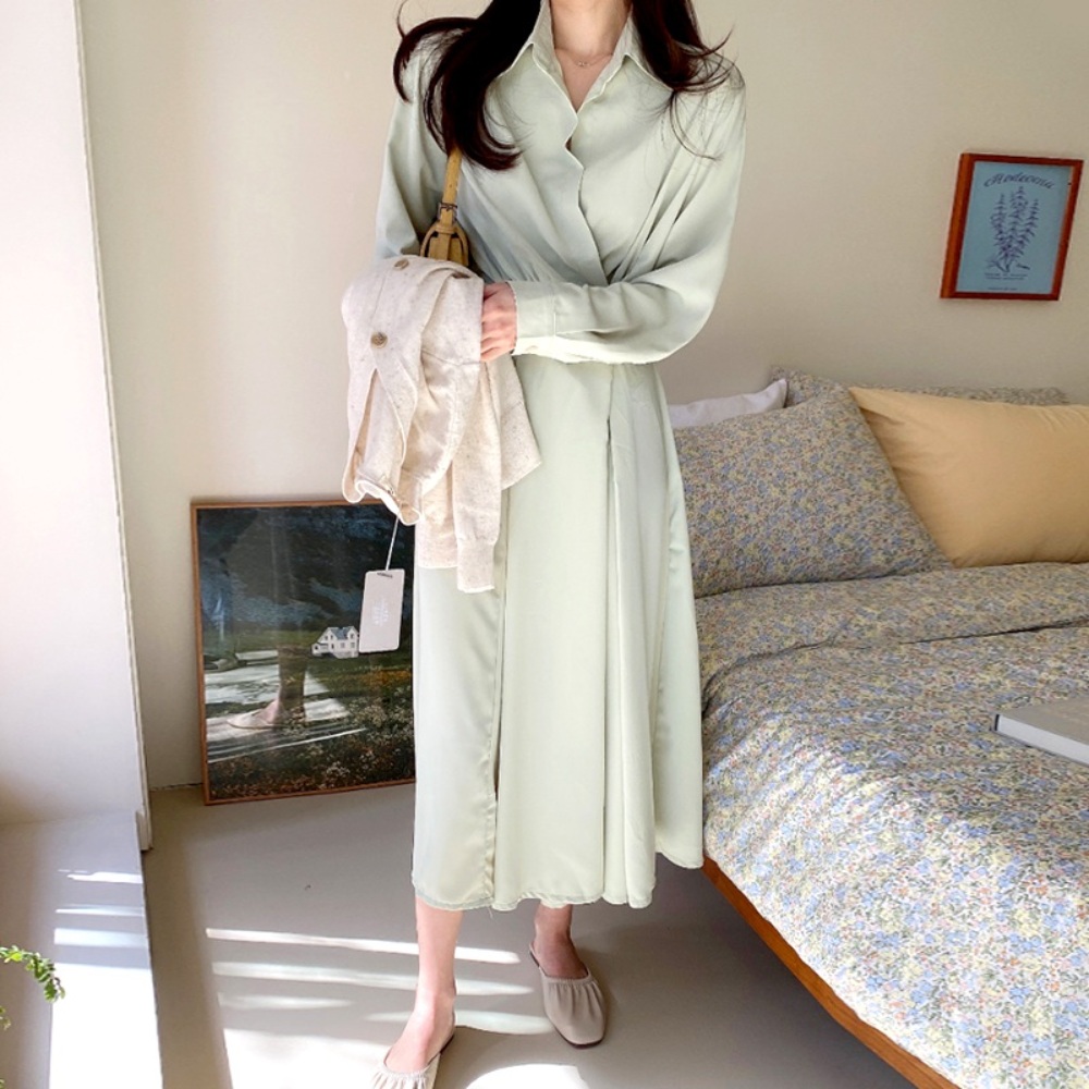 동상이몽 249회 손담비 블라우스 원피스 봄 고급진 - 상세 이미지 5