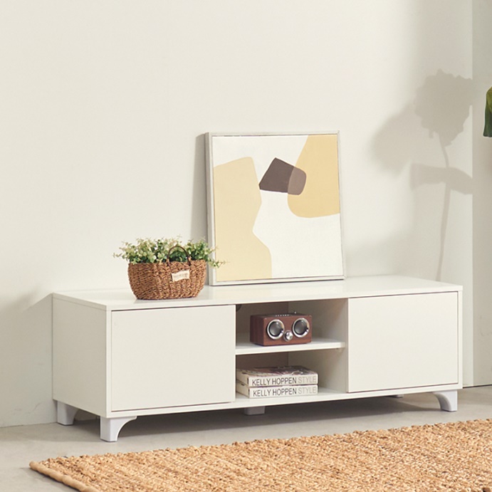 화이트 거실장 미니 거실장 모던 티비 다이 안방 tv장