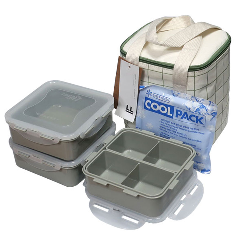 락앤락 찬합 세트 3단 도시락 가방 보온효과 직장인 소풍 피크닉 도시락통