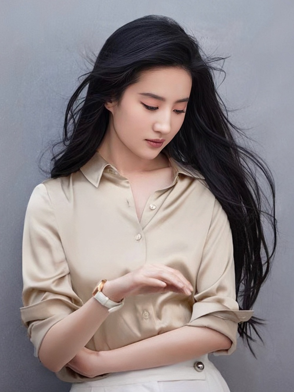피도 눈물도 없이 63회 이소연 이혜원 셔츠 오피스 하객룩 - 상세 이미지 2