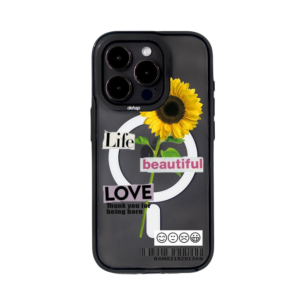 아이폰 맥세이프케이스 선플라워 아이폰16 프로 맥스 케이스 - 상세 이미지 2