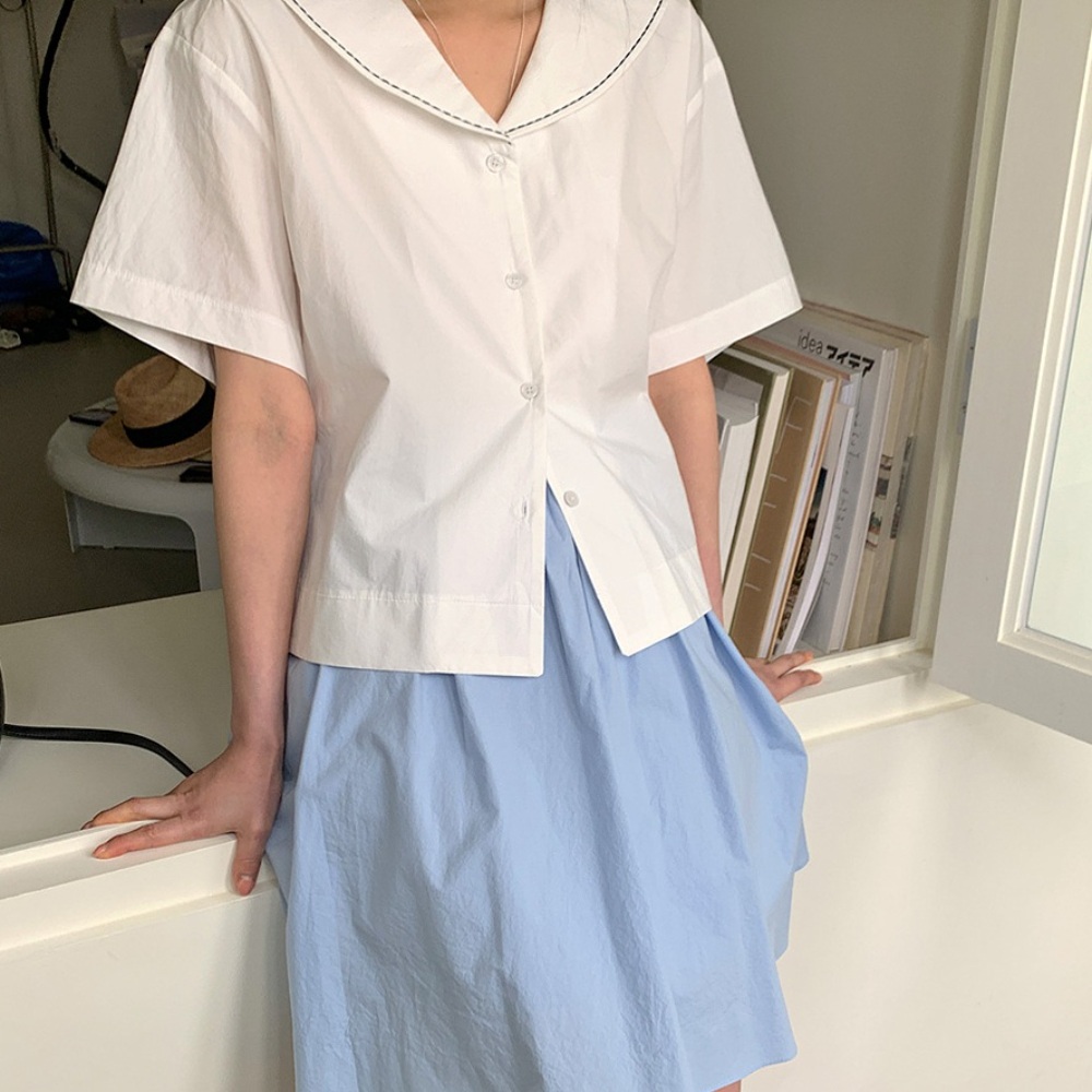 선재 업고 튀어 김혜윤 임솔 블라우스 여름 청순한 - 상세 이미지 3