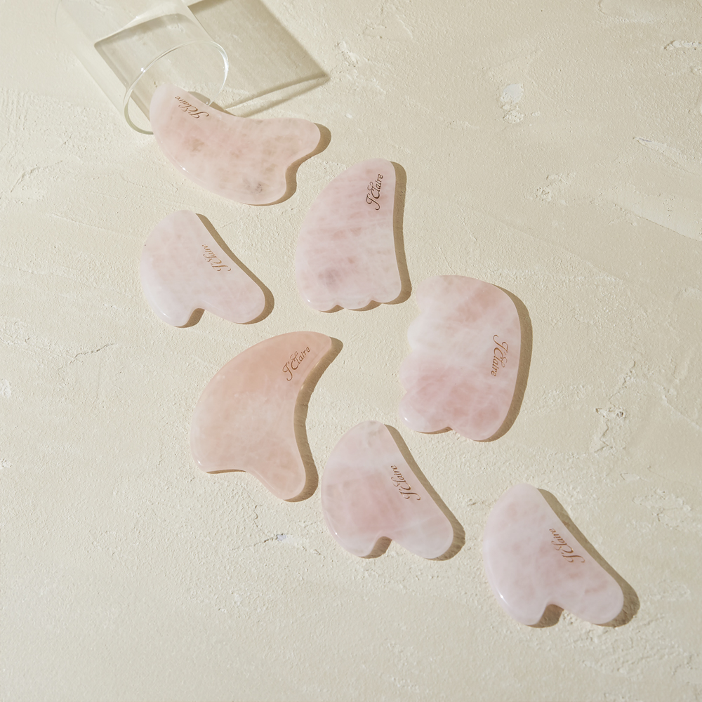 제이끌레르 로즈쿼츠 괄사 마사지기 경락 두피 얼굴 바디 페이스 하트 이미지 3