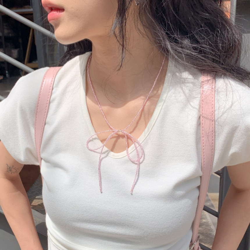 [❤당일출고❤60color/여름비즈목걸이/핸드메이드18종] 여름 얼리 썸머 비즈 초커 목걸이 18type *2개이상 구매시 할인 상세 이미지 402