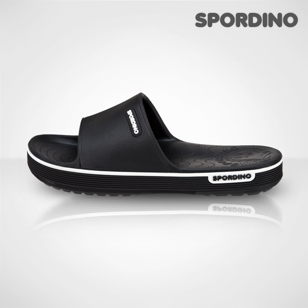 스포디노  모노슬라이드 블랙 모던심플 아동 성인 데일리 슬리퍼