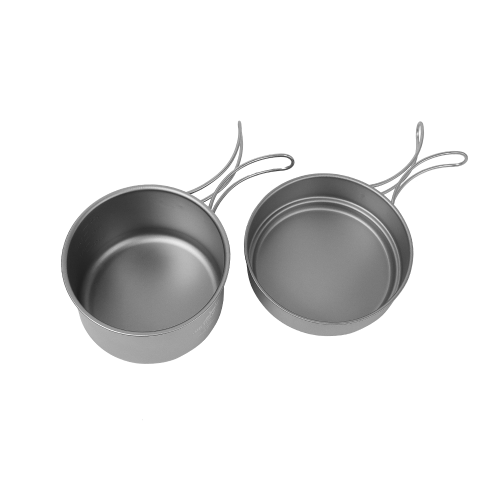 AMG 티타늄 코펠 750ml 캠핑 반합 쿠커 백패킹 +WB비너