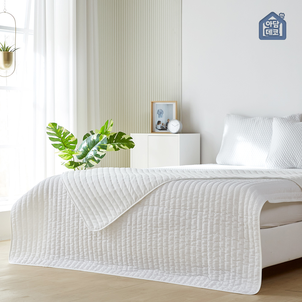 초냉감 퓨어아이스 냉감 이불 양면 블루, SS 150x200 이미지 6