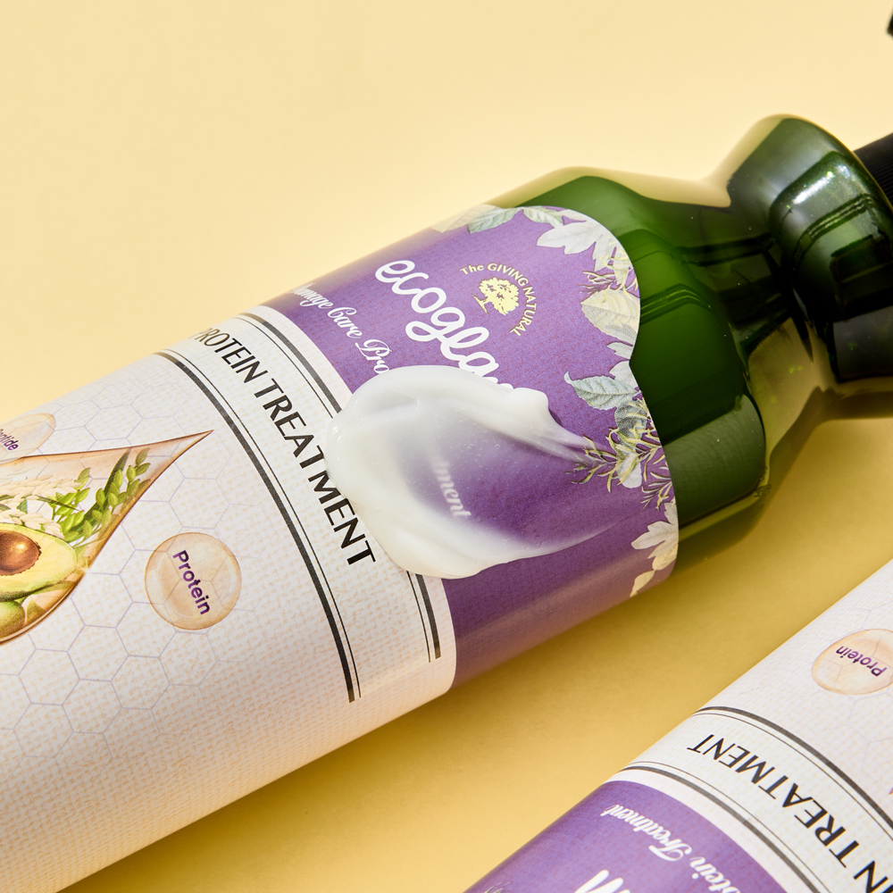에코글램 데미지 케어 단백질 트리트먼트 500ml - 상세 이미지 5
