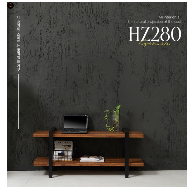 낮은 미니 거실장 모던 티비 다이 오디오 장식장 티브 다이