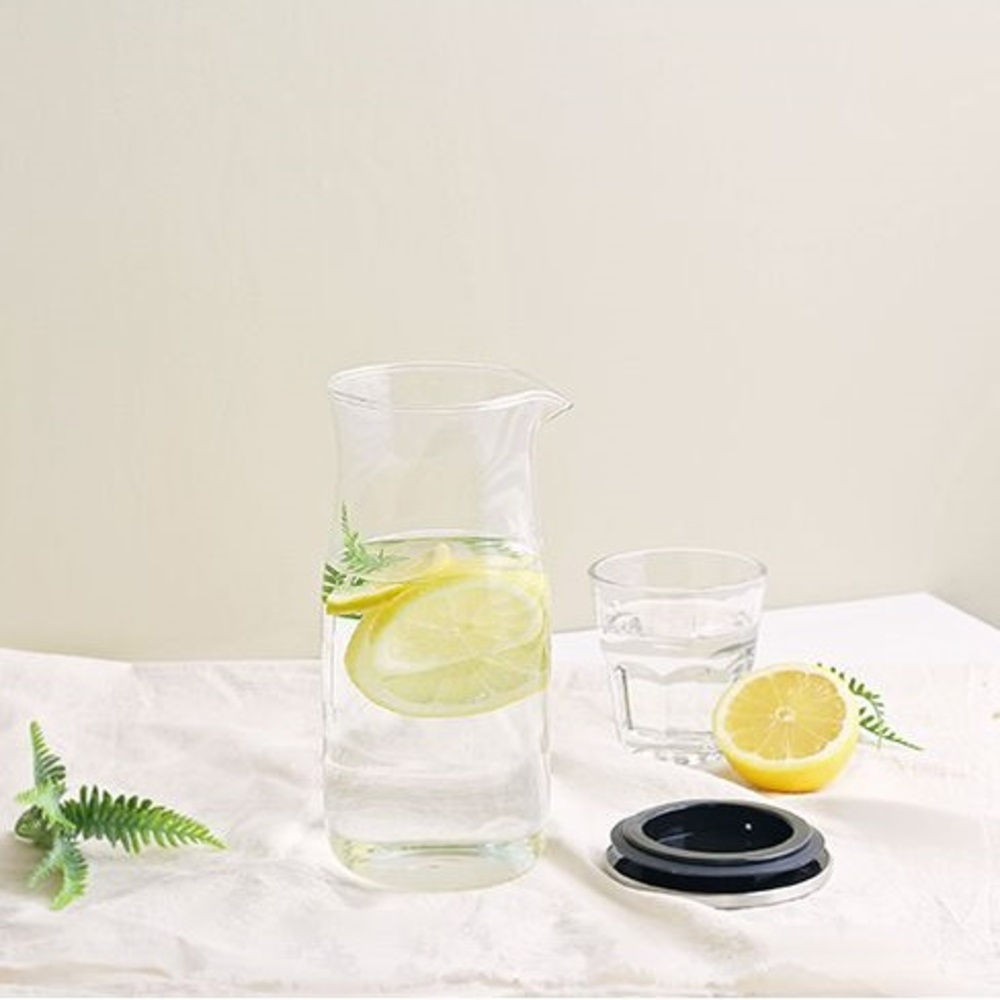 내열 유리 냉장고 물병 700ml 보리차 물통 투명 보틀 - 상세 이미지 3