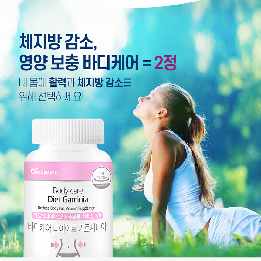 가르시니아 캄보지아 추출물 HCA 체지방 감소 바디 케어 다이어트 비타민 4종 - 상세 이미지 3