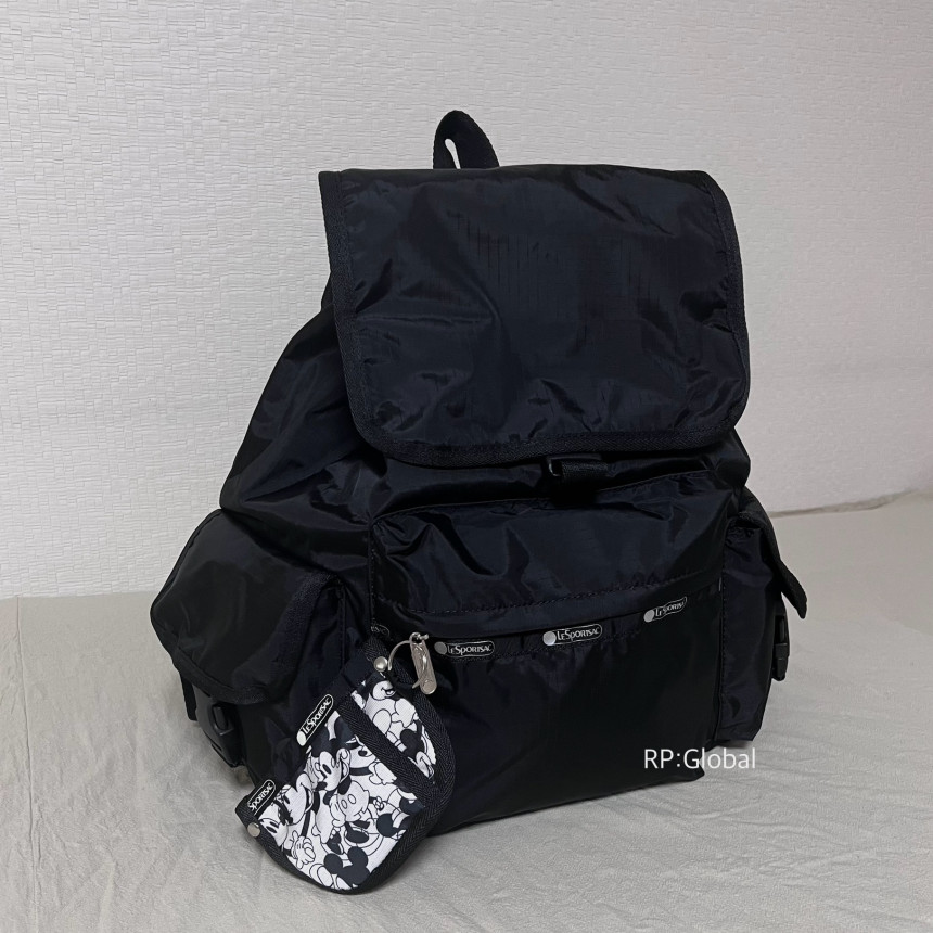 레스포삭 보이저 클래식 라지 백팩 블랙 경량 배낭 Voyager Rucksack RP Global