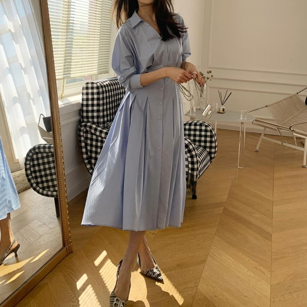 동상이몽 249회 손담비 블라우스 원피스 클래식 페미닌 - 상품 이미지