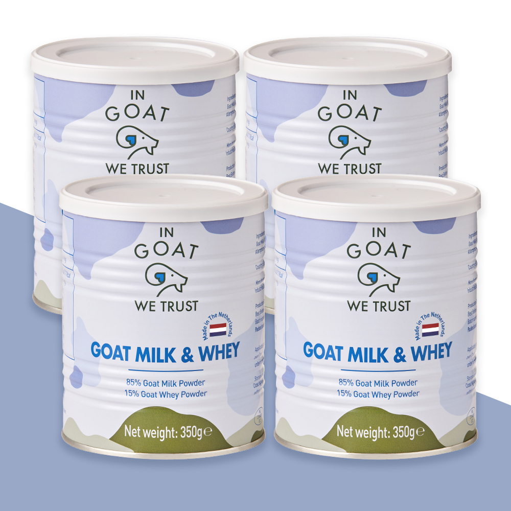 [백화점 입점 상품] 인고트 산양유 분말 4통 산양유청 단백질 강화 성인분유 수입원 소프트링크