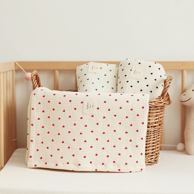 마롤로뜨 아기 블랭킷 거즈 여름 이불 담요 신생아 러블리 블루밍