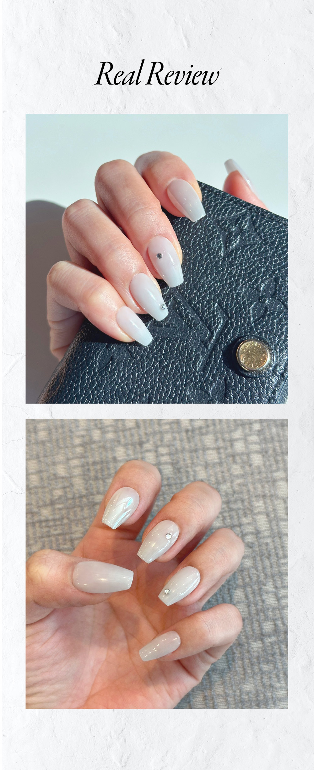Sophisticated Gray K-Nail Design