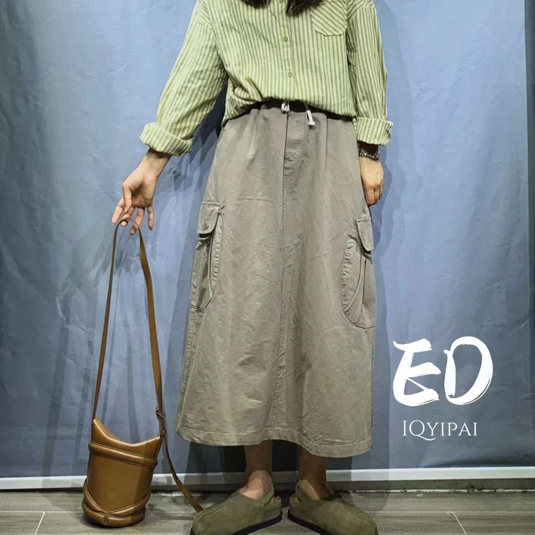 A라인스커트 봄 여름 순면 미시옷 9471 - 상세 이미지 2