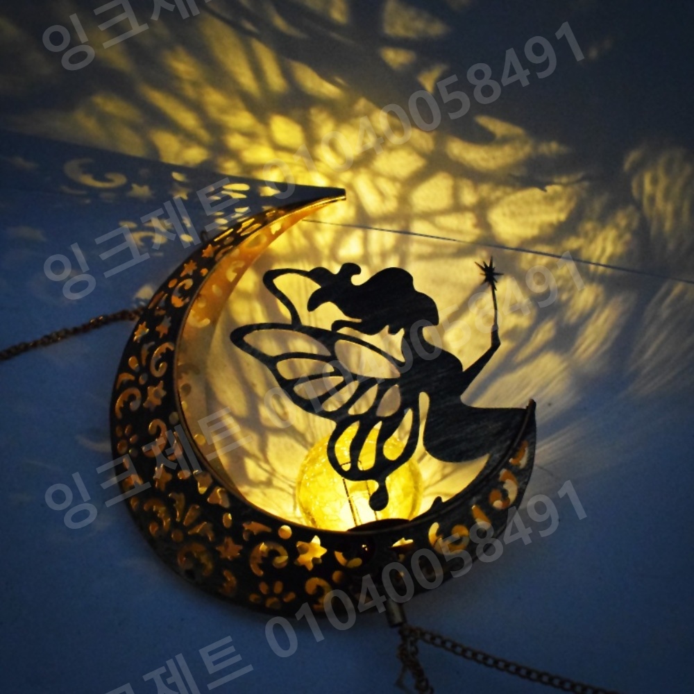 태양광조명등 정원조명 달 모양 땅 꽂이 공원 엔틱 감성 - 상세 이미지 5