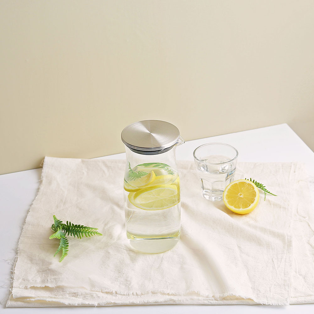 내열 유리 냉장고 물병 700ml 보리차 물통 투명 보틀 - 상세 이미지 2
