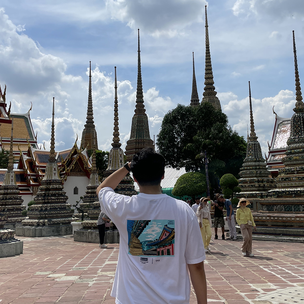 경복궁 굿즈 남자 티셔츠 여자 남녀공용 오버핏 티셔츠 외국인 선물 한국의 문화유산 기념