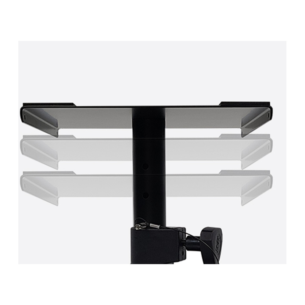 IMI MSSC103W 탁상용 스피커 스탠드 책상용 거치대 데스크탑 받침대 화이트 - 상세 이미지 3