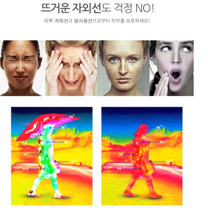 고급 작은 벚꽃 우산 색 변하는 우산 암막 요술 우산 - 상세 이미지 4
