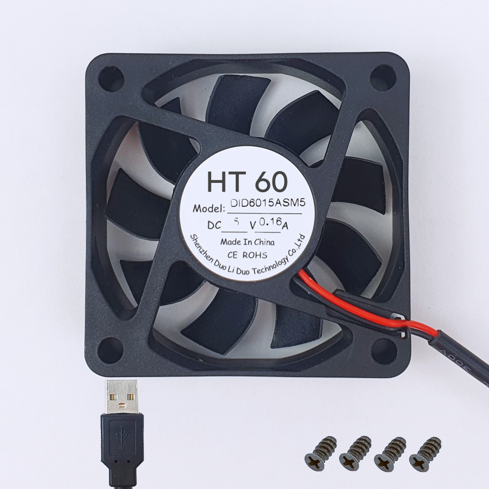 60mm 저소음 DC 소형 냉각 팬모터 쿨러 속도조절 USB 쿨링 팬 - 상세 이미지 4